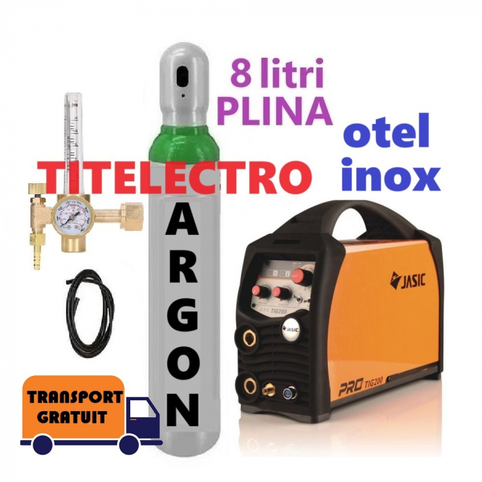 Pachet aparat sudura TIG WIG otel inox TIG 200 W207 Jasic [1]