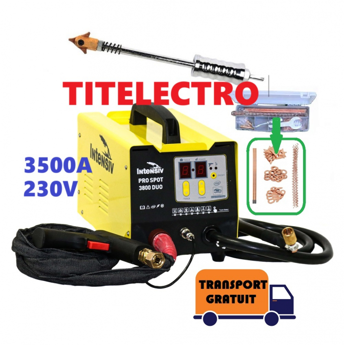 PRO SPOT 3800 DUO 230V - Aparat pentru tras/indreptat tabla auto [1]