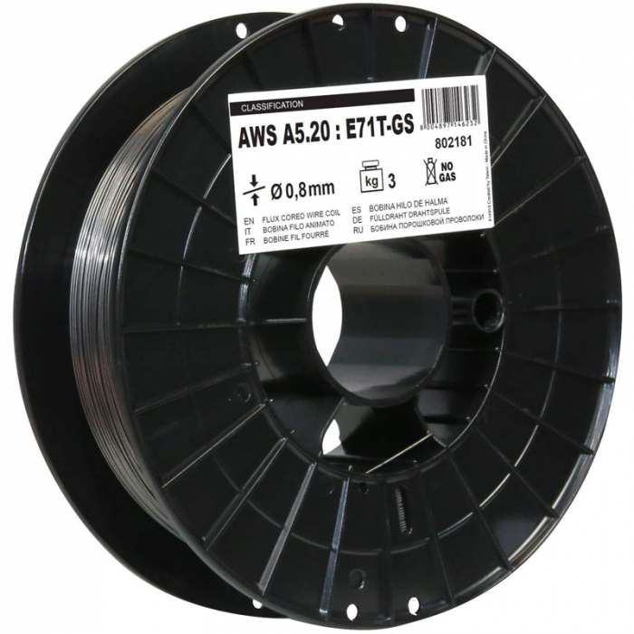 Sarma sudura flux fara gaz 0.8mm rola 3kg [1]