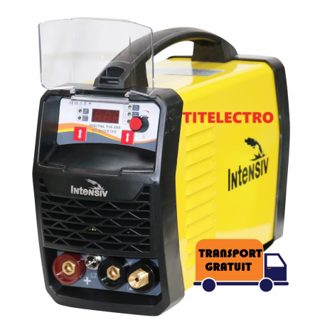 TIG DC - echipare standard - Digital Tig 200 - Aparat sudura TIG WIG otel inox