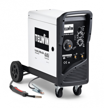 Aparate sudura MIG-MAG Telwin cu sarma argon CO2 sau fara gaz - MAXIMA 230 SYNERGIC - Aparat sudura MIG-MAG/TIG/MMA