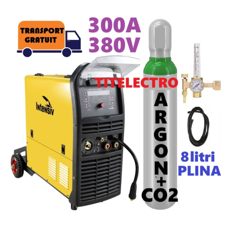 Pachete cu butelie argon CO2 - Pachet aparat sudura cu gaz DIGI MIG 300
