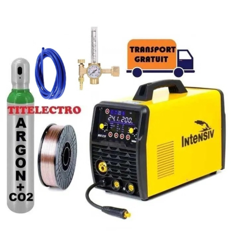 Aparate sudura cu sarma MIG-MAG, argon CO2 sau fara gaz - Pachet aparat sudura cu gaz MIG 210