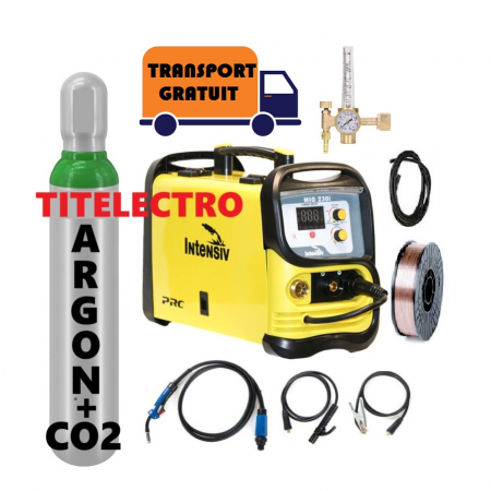 Pachete cu butelie argon CO2 - Pachet aparat sudura cu gaz MIG 230i