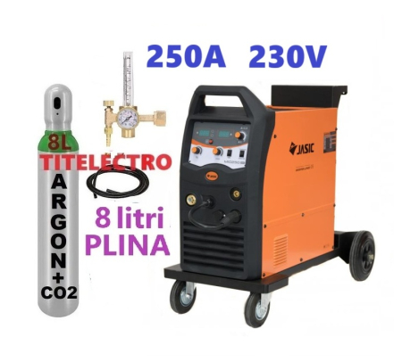 Aparate sudura MIG-MAG cu sarma - Pachet aparat sudura cu gaz MIG 250