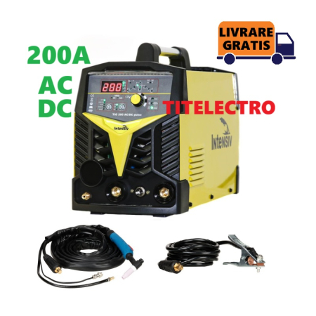 Pachet aparat sudura TIG aluminiu otel inox INTENSIV TIG 200P AC/DC  Pulse [1]