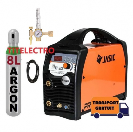 Aparate sudura TIG cu argon, electrozi de wolfram si baghete de adaos - Pachet aparat sudura TIG aluminiu otel inox TIG 200P AC DC E201 DIGITAL