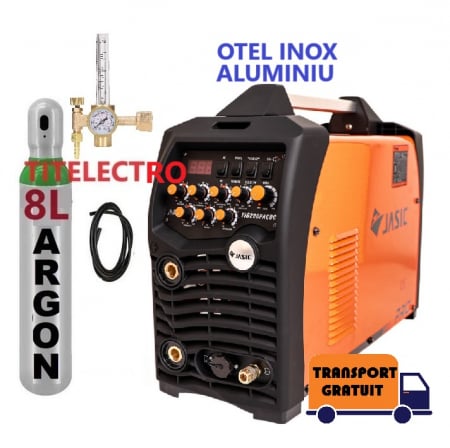 Aparate sudura TIG cu argon, electrozi de wolfram si baghete de adaos - Pachet aparat sudura TIG aluminiu otel inox TIG 200P AC DC E20102 Analogic