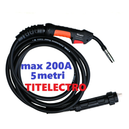 Pistolete sudura MIG-MAG cu sarma argon CO2 - Pistolet sudura MIG-MAG 200A 5metri