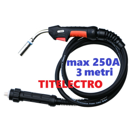 Pistolete sudura MIG-MAG cu sarma argon CO2 - Pistolet sudura MIG-MAG 250A 3metri