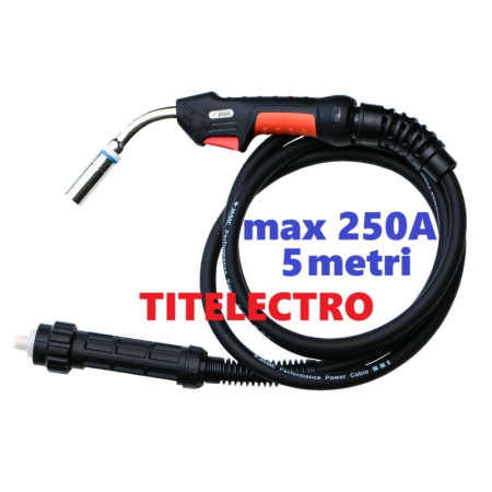 Pistolete sudura MIG-MAG cu sarma argon CO2 - Pistolet sudura MIG-MAG 250A 5metri