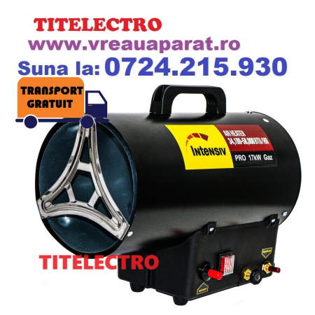 Tunuri de caldura, aeroterme, incalzitoare - Pro 17kW Gaz - Tun de caldura cu gaz GPL
