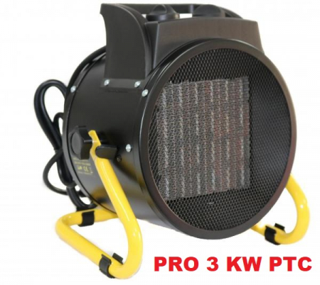 Tunuri de caldura, aeroterme, incalzitoare - Pro 3kW PTC - Aeroterma electrica 230V