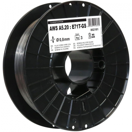 Sarma flux sudura fara gaz argon CO2 - Sarma sudura flux fara gaz 0.8mm rola 3kg