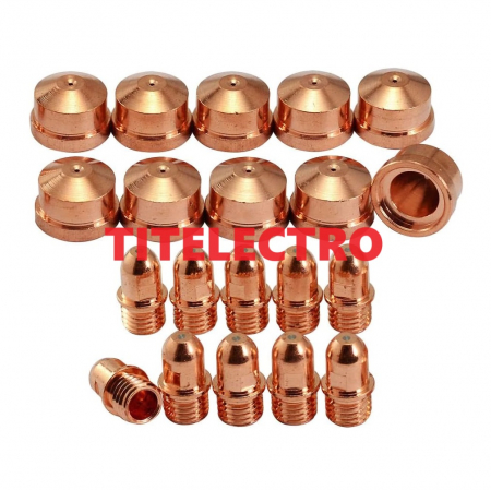 Accesorii duze electrozi pistolet CB150, HP150, LT150 taiere cu plasma - Set 20 accesorii pistolet CB150, HP150, LT150, taiere cu plasma