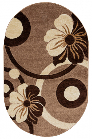 Covor Floral Oval Friese A705A Maro [0]