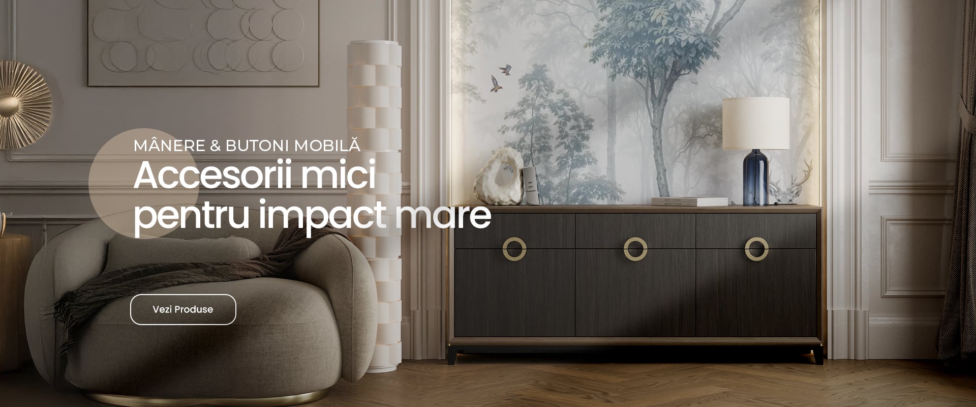 Manere si butoni mobila