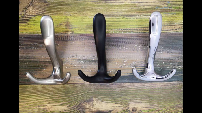 Cordoba - Agatatoare cuier, finisaj negru mat, 130x78x60 mm [5]