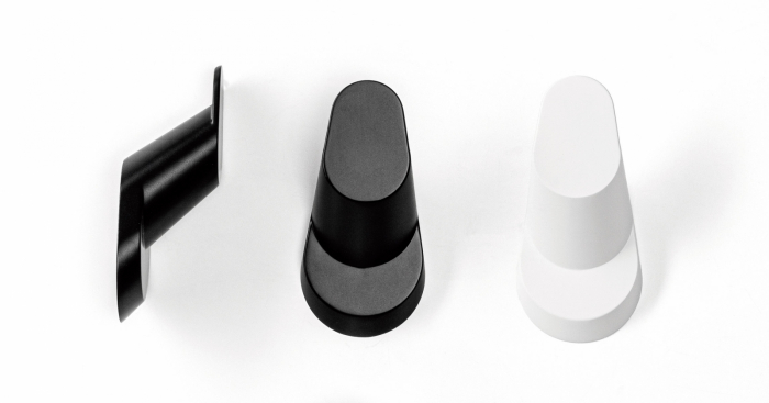 Crestt - Agatatoare cuier, finisaj negru mat, 53x109x39 mm [3]