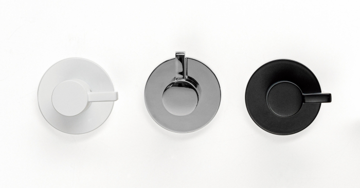 Fin - Agatatoare cuier, finisaj negru mat, 50x54x52 mm [3]