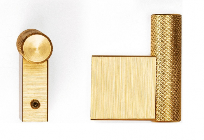 Agatatoare cuier Graf, finisaj alama intunecata periata, 14x41x50 mm [4]