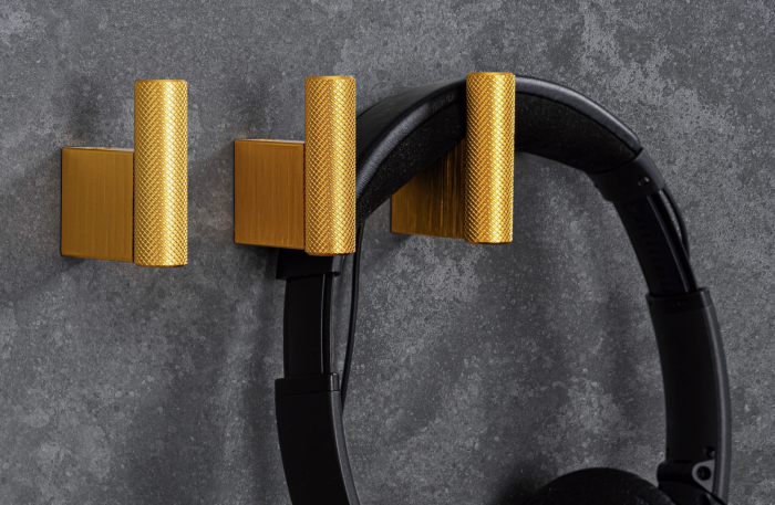 Agatatoare cuier Graf, finisaj alama intunecata periata, 14x41x50 mm [3]