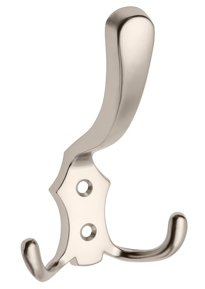 Agatatoare cuier K24, finisaj nichel satin, 122x78 mm [1]