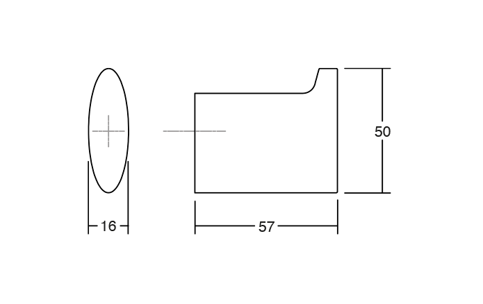 Takk - Agatatoare cuier, finisaj alb mat, 16x50x57 mm [4]