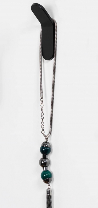 Tik - Agatatoare cuier, finisaj negru mat, 25x80x30 mm [4]