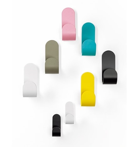 Tok - Agatatoare cuier, finisaj negru mat, 25x65x30 mm [3]