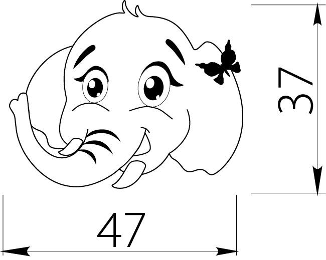 Buton copii elefant [2]