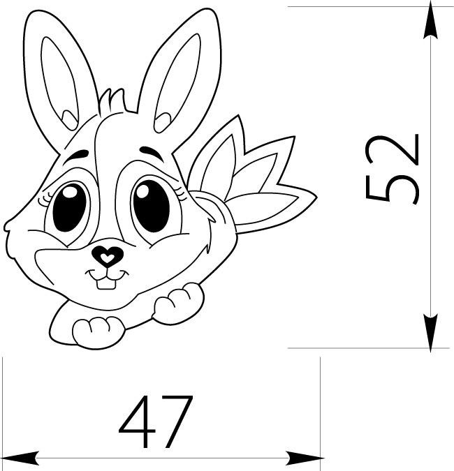 Buton copii iepuras [2]