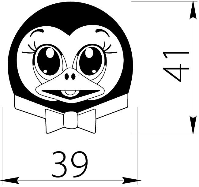 Buton copii pinguin [2]