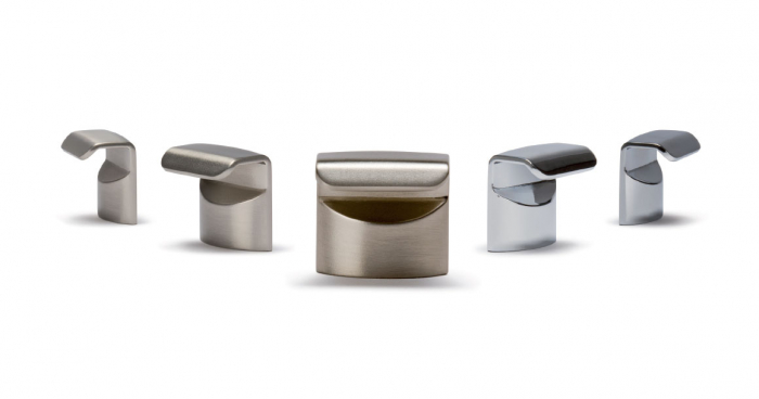 Buton pentru mobila Hook, finisaj nichel periat [2]