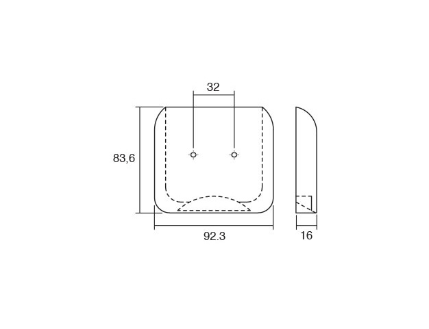 Tacco - Buton pentru mobila, finisaj fag [5]