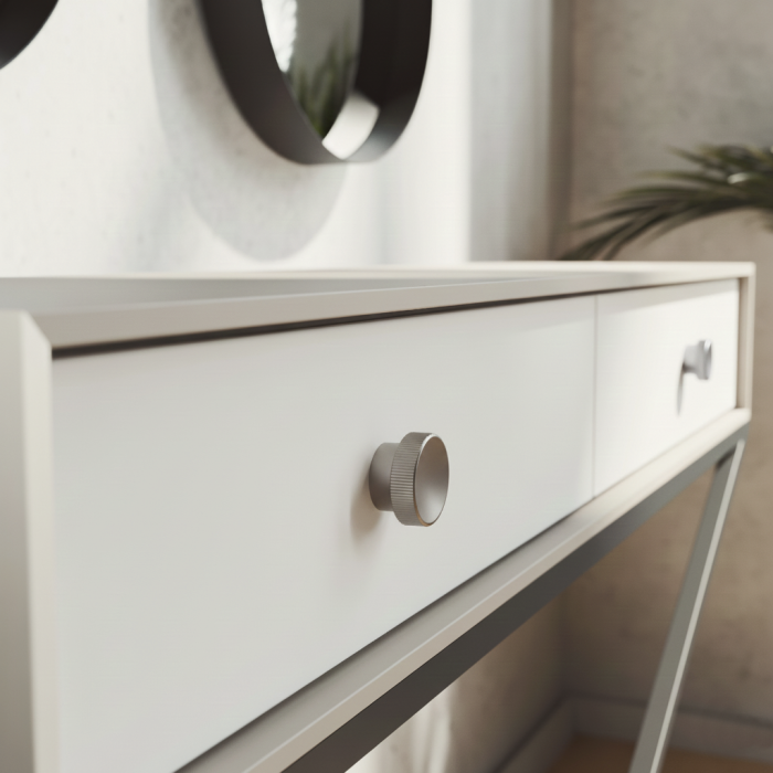 Tuyo - Buton pentru mobila, finisaj nichel satin, D:40 mm [4]