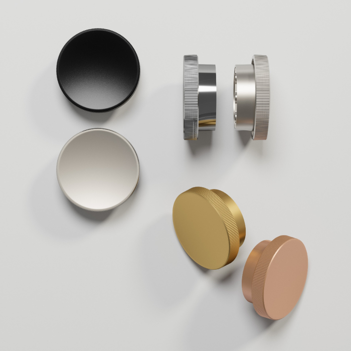 Tuyo JBL - Buton pentru mobila, finisaj nichel satin, D:70 mm [5]