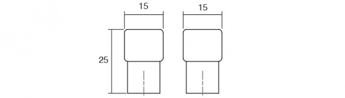 Boxx  - Buton pentru mobilier, negru mat [2]