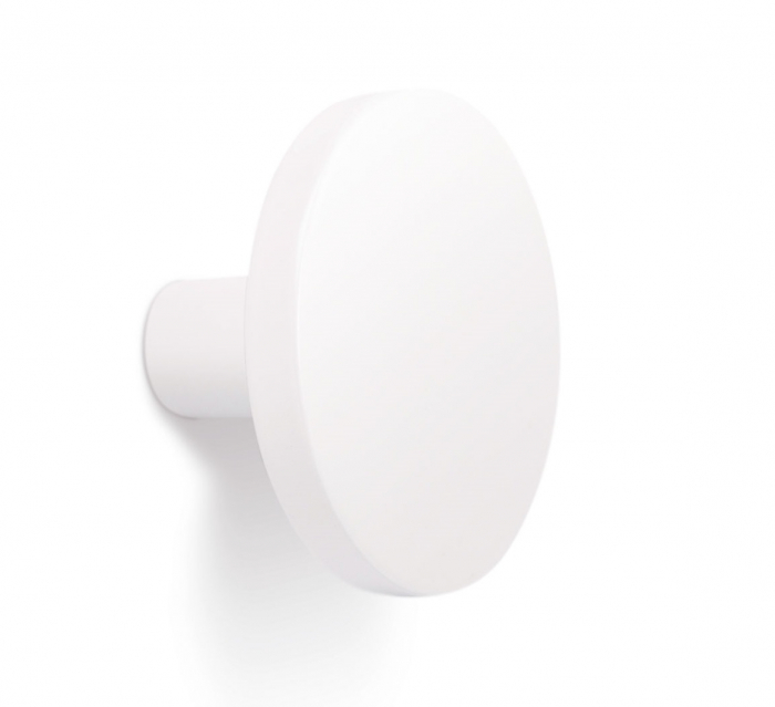 Como - Buton pentru mobilier,, alb mat, D:26 mm [4]