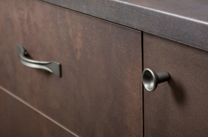 Buton pentru mobilier Raviolo finisaj cositor [5]