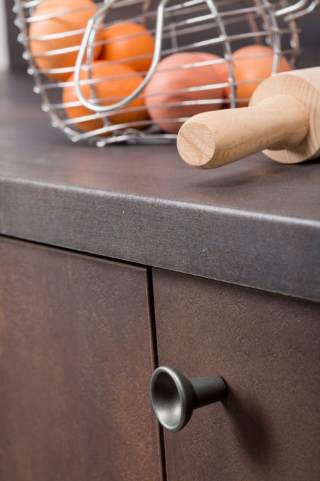 Buton pentru mobilier Raviolo finisaj cositor [4]