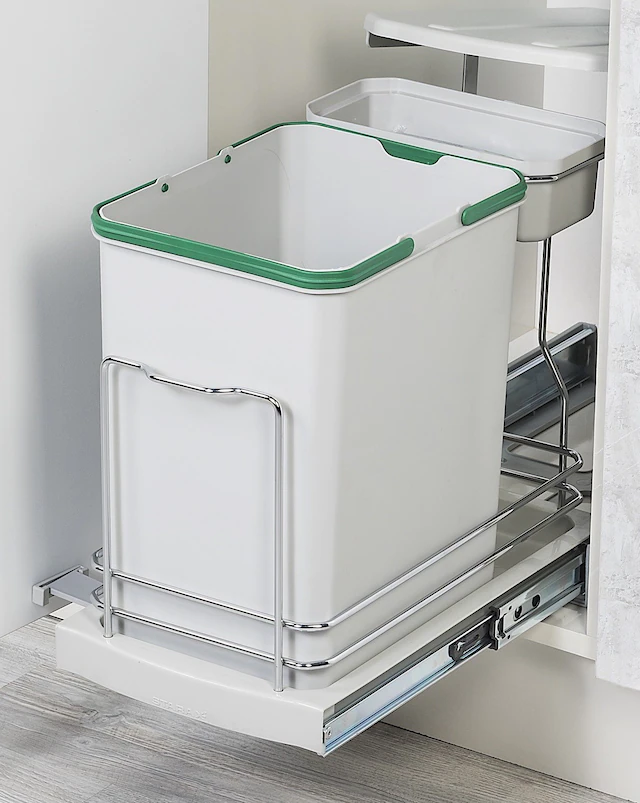 S2391 - Cos de gunoi incorporabil, colectare selectiva, cu extragere automata, 16+1 litri [4]