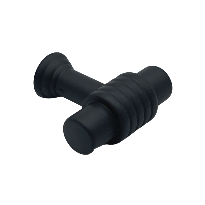 Cruz - Buton pentru mobila, finisaj negru mat, 32x30 mm [2]