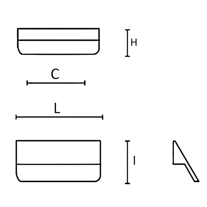 Diego - Maner pentru mobila, finisaj auriu, L:50 mm [3]