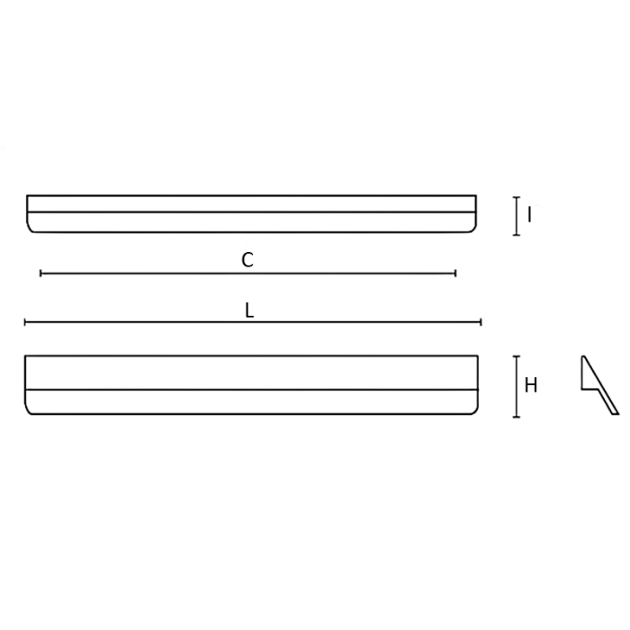Diego - Maner pentru mobila, finisaj negru satin, L:300 mm [3]