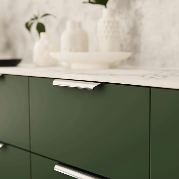 Lentis - Maner pentru mobila, finisaj crom lucios, L:116 mm [3]