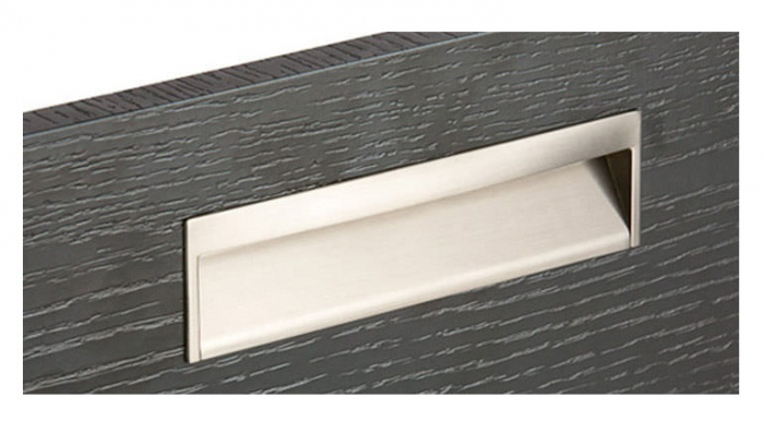 Wave - Maner ingropat L:173 mm, finisaj nichel periat [4]