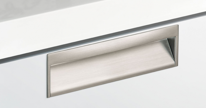 Wave - Maner ingropat L:173 mm, finisaj nichel periat [3]