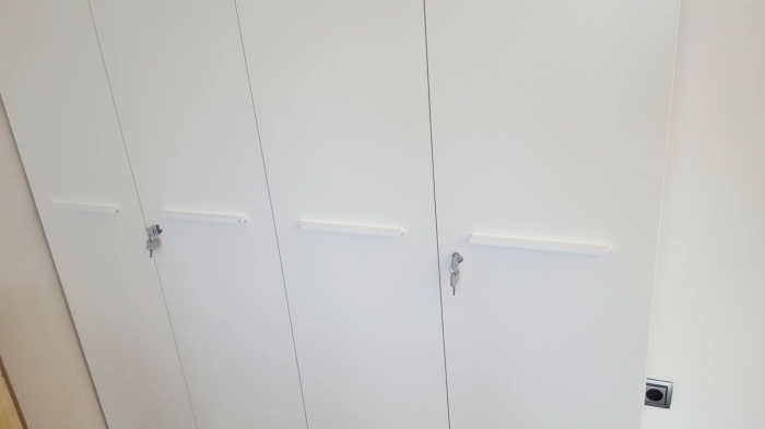 Angle - Maner pentru mobilier, finisaj alb mat, L 1480 mm [5]