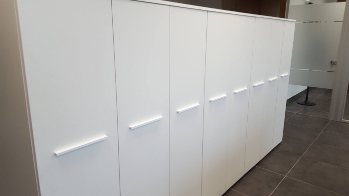 Angle - Maner pentru mobilier, finisaj alb mat, L 500 mm [4]